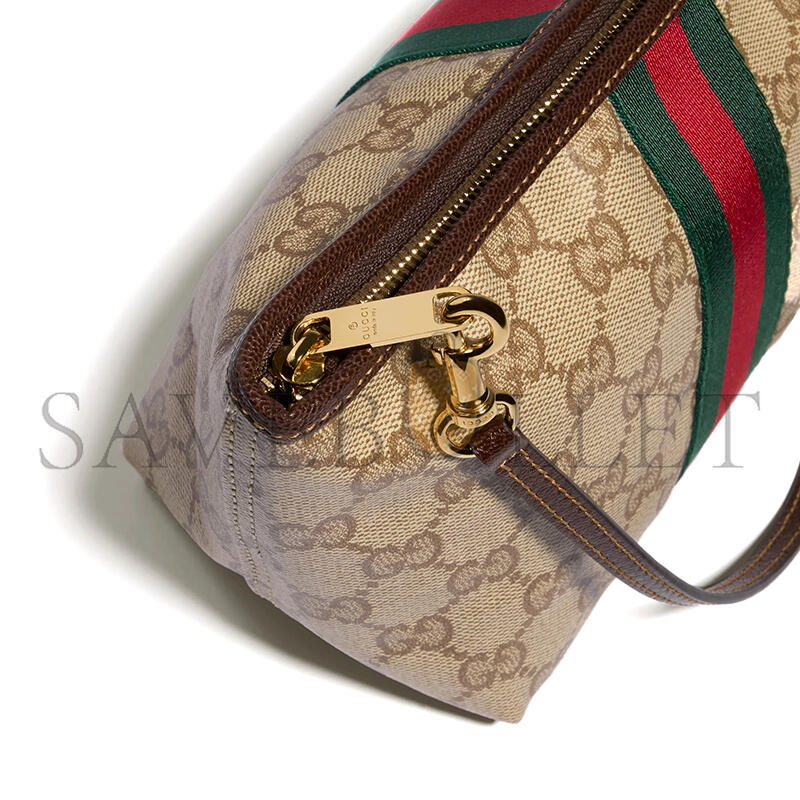 GUCCI SMALL POUCH WITH STRAP AND WEB 876055 (21.5*16*13.5cm) GUCCI SMALL POUCH WITH STRAP AND WEB 876055 (21.5*16*13.5cm)